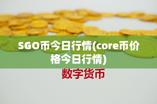 SGO币今日行情(core币价格今日行情)