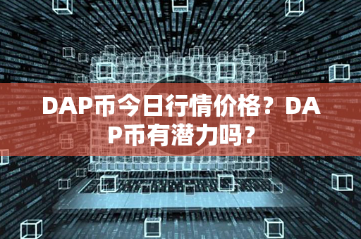 DAP币今日行情价格？DAP币有潜力吗？