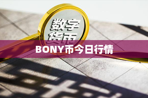 BONY币今日行情