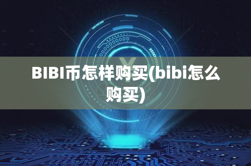 BIBI币怎样购买(bibi怎么购买)